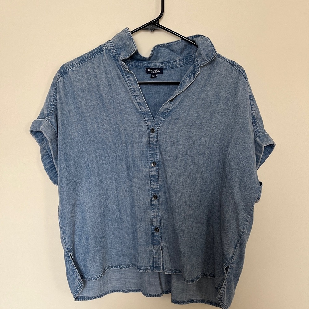 Splendid Light Blue Denim Shirt